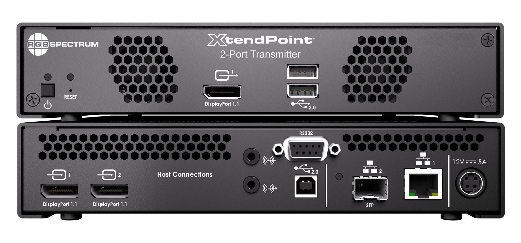 RGB Spectrum Encoder 2x DisplayPort IN / Loop-Out / KV Audio RGB Spectrum XP102T